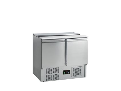 TEFCOLD GS92 – Chladicí saladeta, 2-dveřová, s vanou na GN 1/1, 225 l, nerezová
