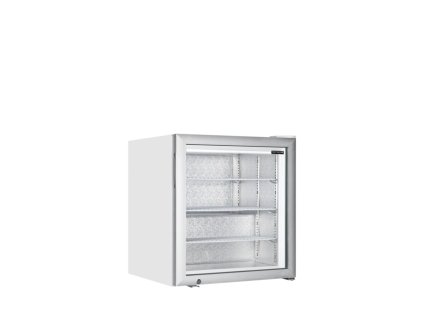 TEFCOLD UF 100 G - Stolní bílá prosklená mrazicí skříň (88 l)