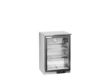 TEFCOLD GF 200 VSG - Komplet nerezová prosklená mrazicí skříň na sklenice (79 l)