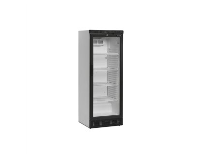 TEFCOLD SCU 1280 - Bílá lednice prosklená | 4x police, 260 l, 163,5 cm