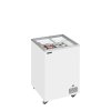 TEFCOLD IC 101 SC – Prosklený pultový mrazák, 2-rovná posuvná víka, 91 l, bílý