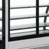 TEFCOLD LPD 1500 C Black – Cukrářská chladicí vitrína, oblé čelní sklo (2,47 m²)