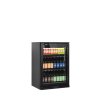 TEFCOLD BA11H – Prosklený minibar, 118 l, černý
