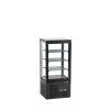 TEFCOLD UPD 80 BLACK – Panoramatická vitrína, 78 l, černá