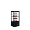 TEFCOLD UPD 80 BLACK – Panoramatická vitrína, 78 l, černá