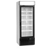 TEFCOLD NC 2500 G – Prosklená lednice, 1-křídlové dveře, s reklamním panelem, 412 l, bílá