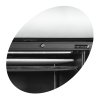 TEFCOLD UFSC 370 GCP Black – Mrazicí vitrína, 1-dveřová, statické chlazení, s reklamním panelem, 270 l, černá
