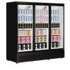 TEFCOLD Atom Maxi F3DB – Mrazicí vitrína 3-dveřová NO FROST, 1090 l, černá
