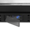 TEFCOLD BA6H – Prosklený minibar s křídlovými dveřmi, černý (92 l)