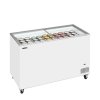 TEFCOLD IC 401 SC – Prosklený pultový mrazák, 2-rovná posuvná víka, 350 l, bílý