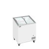 TEFCOLD IC 201 SCEB – Prosklený pultový mrazák, 2-oblá posuvná víka, 157 l, bílý