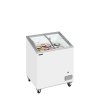 TEFCOLD IC 201 SCEB – Prosklený pultový mrazák s oblými víky (157 l)