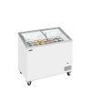 TEFCOLD IC 301 SCEB – Prosklený pultový mrazák, 2-oblá posuvná víka, 230 l, bílý