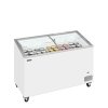 TEFCOLD IC 401 SCEB – Prosklený pultový mrazák s oblými víky (325 l)