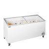 TEFCOLD IC 551 SCEB – Prosklený pultový mrazák, 2-oblá posuvná víka, 481 l, bílý