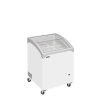 TEFCOLD NIC 101 SCEB – Prosklený pultový mrazák s oblými víky (115 l)