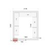 TEFCOLD CR 210x240x220 – Stavebnicový mrazicí box, 7,87 m³, izolace 120 mm