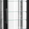 TEFCOLD UPD 400 F Black -  Panoramatická mrazicí vitrína NO FROST (248 l), černá
