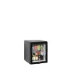 TEFCOLD TM 35 GC – Prosklený minibar, 1-křídlové dveře, 24 l, černý