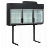 TEFCOLD MTF 185 B – Mrazicí/chladicí vitrína nad ostrov, 3-prosklené dveře, 545 l, černá