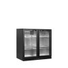 TEFCOLD BA26H – Prosklený minibar, 2-křídlové dveře, 182 l, černý