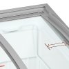 TEFCOLD IC 101 SCEB LED – Prosklený pultový mrazák, 2-oblá posuvná víka, 85 l, bílý