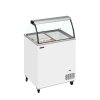 TEFCOLD IC201SC+SO – Zmrzlinová vitrína, statické chlazení, na 4x 5 l vaničky, bílá