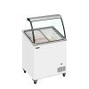 TEFCOLD IC201SCE+SO – Zmrzlinová vitrína, statické chlazení, na 4x 5 l vaničky, bílá