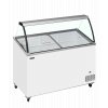 TEFCOLD IC401SCE+SO – Zmrzlinová vitrína, statické chlazení, na 9x 5 l vaničky, bílá