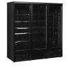 TEFCOLD Atom Maxi C3DBB – Prosklená lednice, 3-křídlové dveře, 1264 l, černá