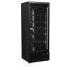 TEFCOLD Atom Maxi C1DBB – Prosklená lednice, 1-křídlové dveře, 459 l, černá