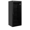 Černá prosklená lednice TEFCOLD UR 600 BG
