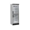 TEFCOLD FS 2380 – Prosklená lednice, 2-křídlové dveře nad sebou, 345 l, bílá