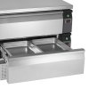 TEFCOLD UD2-2 – Chladicí/mrazicí stůl, 2-zásuvkový, 102 l, nerezový
