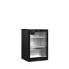 TEFCOLD DB126H – Prosklený minibar, 115 l, černý