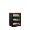TEFCOLD DB126H – Prosklený minibar, 1-křídlové dveře, 115 l, černý