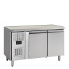 TEFCOLD GC72 LEFT – Chladicí stůl, 2-dveřový, bez desky, 272 l, nerezový