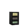 TEFCOLD DB106H – Prosklený minibar, 92 l, černý