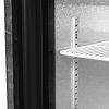 TEFCOLD DB106H – Minibar s prosklenými dveřmi / 92 l / černý