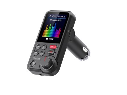 Bluetooth/MP3/FM modulátor bezdrôtový s USB/SD portom do CL s TFT LCD