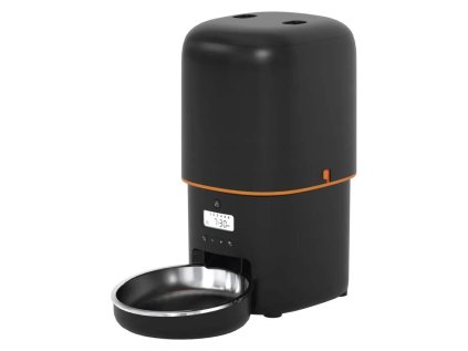 Dávkovač krmiva Pet Care, 4 l, čierny