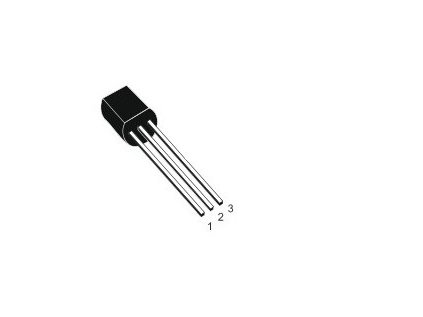LM78L05  stabilizátor napätia, lineárny, nenastaviteľný, 5V, TO92, THT