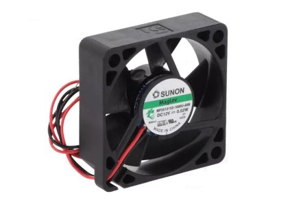Ventilátor MF35101V2-A99-A axiálny, 12VDC, 35x35x10mm, 10,99m3/h, 21,8dBA