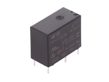 Relé auto PCH-112L2M.000 elektromagnetické, SPST-NO, Ucievky: 12VDC, 5A/277VAC, PCH