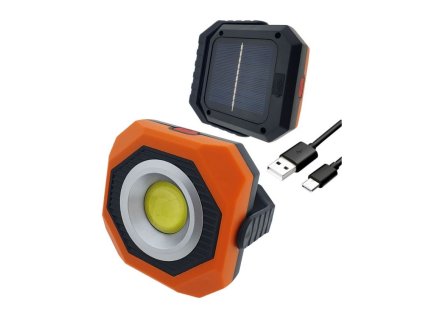Solárne USB-C nabíjacie pracovné svietidlo 5W COB TR-035R TRIXLINE