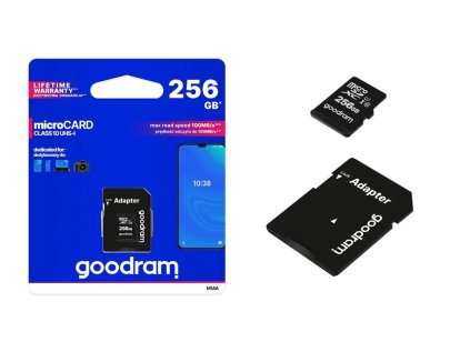 Karta pamäťová GOODRAM micro SD 256 GB s adaptérom