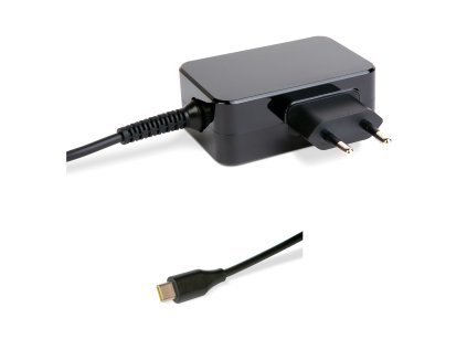 Adaptér - Typce-C - 90W - 5-20V - 1,8 m - čierny