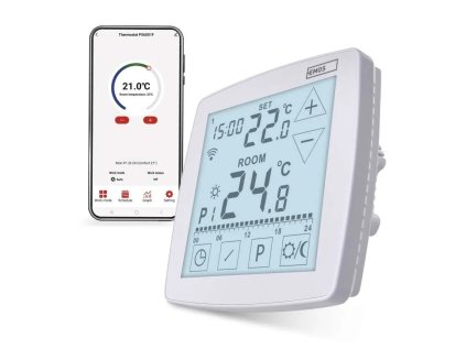 Podlahový programovateľný drôtový WiFi GoSmart termostat P56S01F