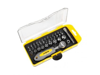 Sada bitov s račňou REBEL RB-1104  38ks