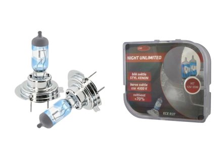 Autožiarovka halogénová H7 12V Night unlimited CARCLEVER